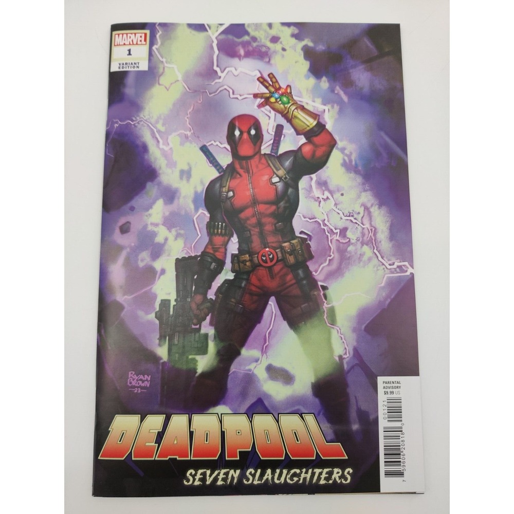 Deadpool Seven Slaughters #1 Ryan Brown Variant (Marvel,‎ 2023) NM
